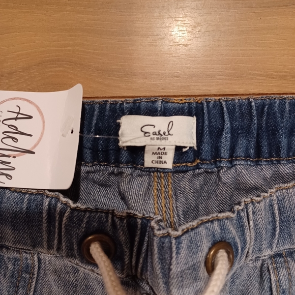 🌸 NWT Easel Denim Joggers - Picture 7 of 10